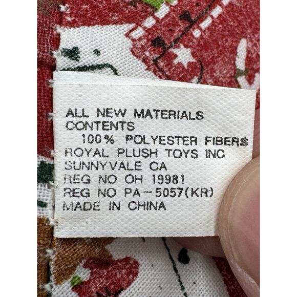 Royal Plush Toys Christmas Brown Teddy Bear 12” Stuffed Animal Holiday - Picture 8 of 8